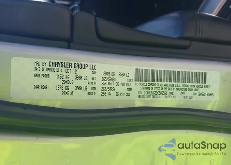 2013 Jeep Grand Cherokee Laredo Altitude из США, поврежденный, VIN 1C4RJFAG9DC586561